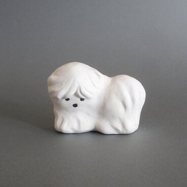 生きものはりこ[ wako×romper room ] /イヌ（白）