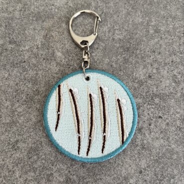 刺繍キーホルダー■ヘコアユ■水族館