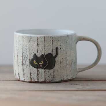 ※ 受注制作◾️KURONEKO MUG クロネコマグ◾️
