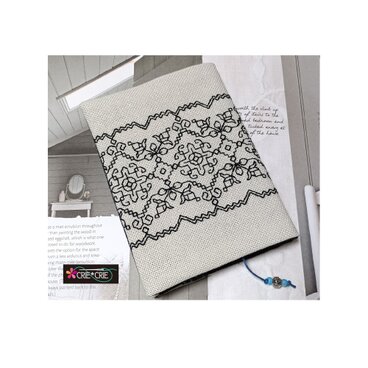 刺しゅうキット♥ホルベインステッチで刺す　ブックカバー　No.803