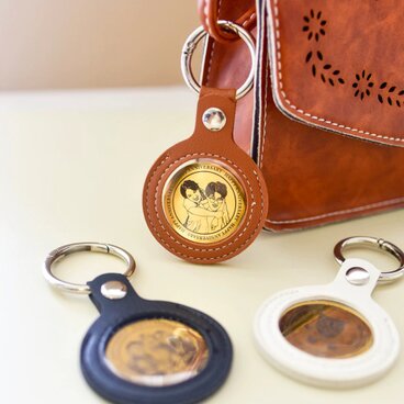 レーザー彫刻でオンリーワンのチタンスチール製キーケース　動物・犬・猫・うさぎ・鳥・ハムスター