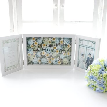 彩り フォトフレームL版　ローズブルー