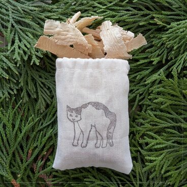 青森ひばサシェ〈猫〉やんのかステップ イカ耳 ねこ ネコ ペット