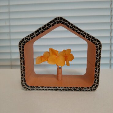 D－house 　段ボール　ペーパークラフト