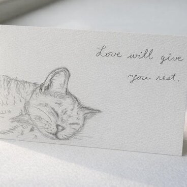 ＊オーダー　ドローイング 　Love will give you rest