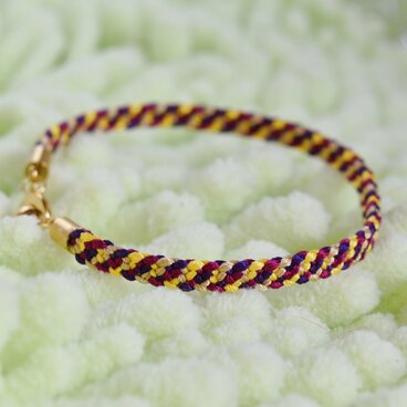 組紐「秋の七草」ブレスレット（No.25AW-1012）