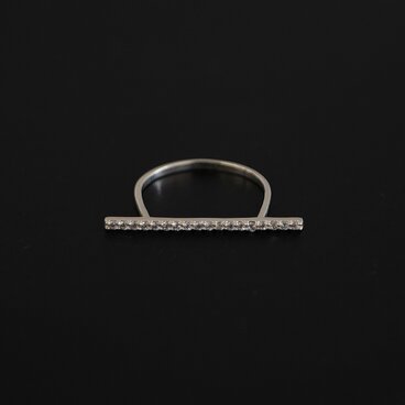 バーライン キュービックジルコニアリングシルバー925（スターリングシルバー）svr09