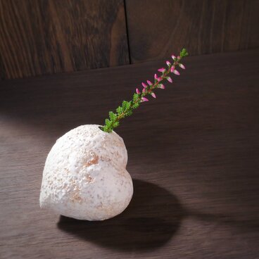 ハートの花入れ suger coated no.4