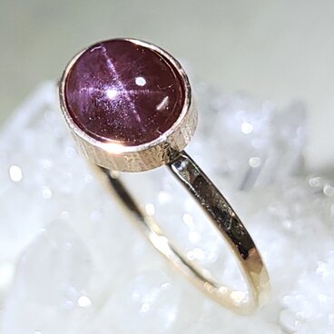 star garnet＊14kgf ring