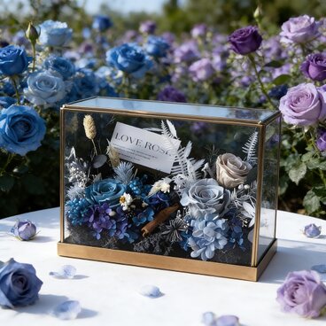 花飾り 玄関に飾る バラ 薔薇 ローズ、フランス メイラード風、花束、プリザーブドフラワー、アレンジメント、結婚祝い 記念日