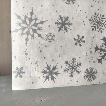 U.S.A. ヴィンテージ包装紙【スノーフレーク】DA-WP093