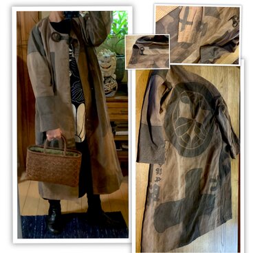 古布幟旗からコート