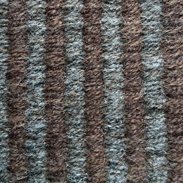 ウール手紡ぎ・手織り　チェアマット　トワイニング技法で　no12