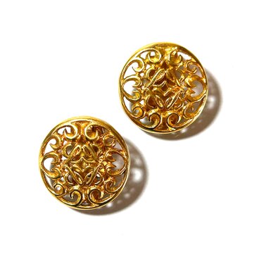 「LOEWE」 Anagram Vintage Earrings