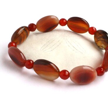 秋色　オーバル　ブレスレット