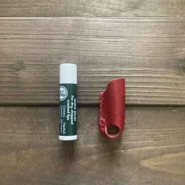 リップクリームスリーブ(レッドver.)