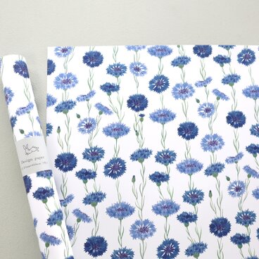 デザインペーパー 矢車菊