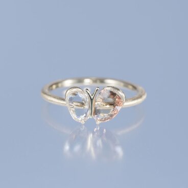 サファイアちょうちょのリング JE01722