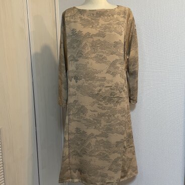 着物地ワンピース