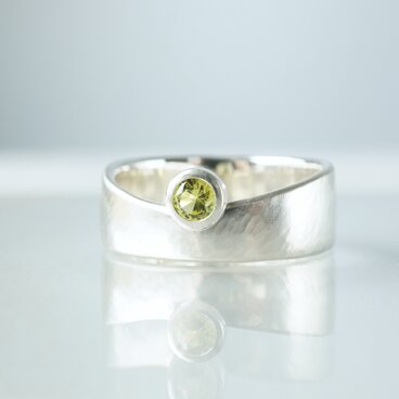 Ridge Ring Canary Tourmaline
