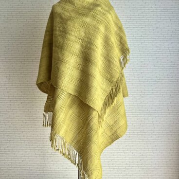 手織りストール　－苅安　kariyasu－