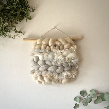 【一点もの】流木 ウィービング タペストリー『spice milk, n.』