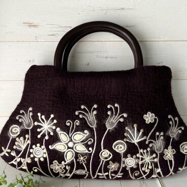 期間限定価格　シークレットガーデン　ミニサイズ　＊ダークブラウン＆パープル＊