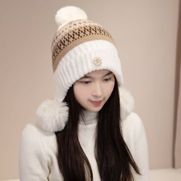 【受注生産】【Lady's】ほっこりあたたか冬帽子（裏地フリース）