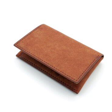 【受注生産】名刺入れ イタリアンレザー／ブラウン　-ORIGIN series-