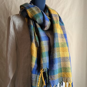 手織りストール　～wool～ #29