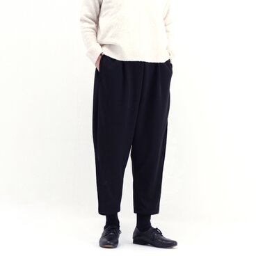 #520バルーンパンツ(ポンチニット黒)