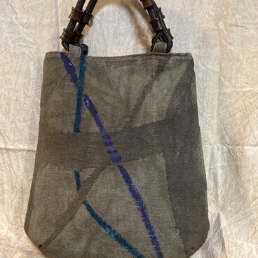 柿渋染めお出かけバッグ