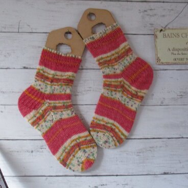 　冷え取りソックス ショートタイプ　Opal KFS 112 Rotkäppchen