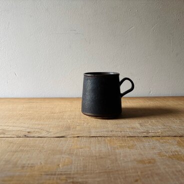 台形マグロング　持ち手太　黒錆