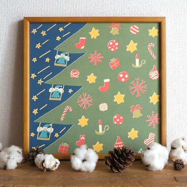 「 クリスマスの夜」30cm角ポスター