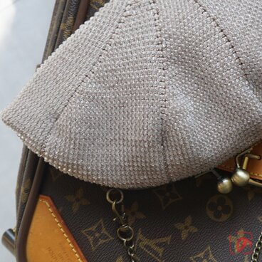 ばあば☆キラキラ☆アクリルビーズのバッグ（Fika・2185）