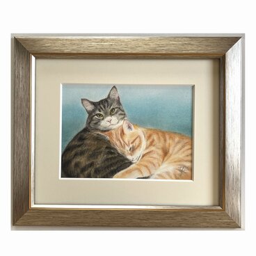 夢のほとり（パステル画　原画）