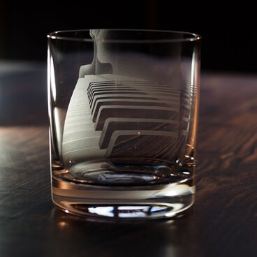 ロックグラス２種　～「ピアノ」