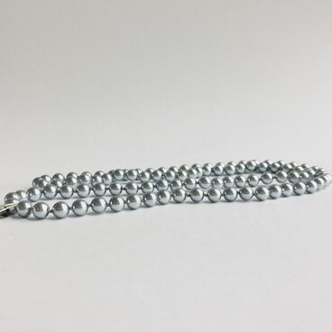 貝パールオールノットオペラネックレス/エンドレス/約7mm約80cm/グレー/made in japan