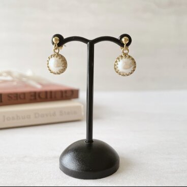 ジャパンヴィンテージパールの小ぶりピアス／イヤリング｜上品でやさしい輝き 入学式・卒業式に