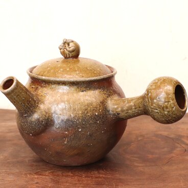 備前焼 急須・達磨　k1-098