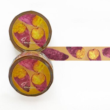 焼き芋 のマスキングテープ