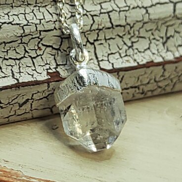 鉱物の表情＊topaz 925 pendant