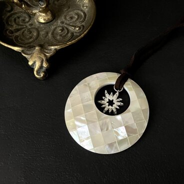 {白蝶貝}白銀 - Snowflake silver -