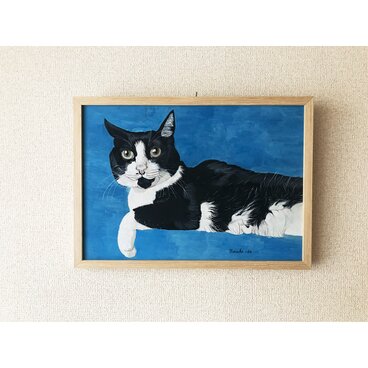 「ウメ8」額縁入り（原画）