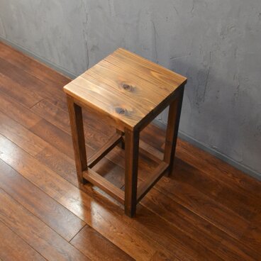 0310mito　レトロなスツール　スツール　木製スツール　木の椅子　ディスプレイ用スツール