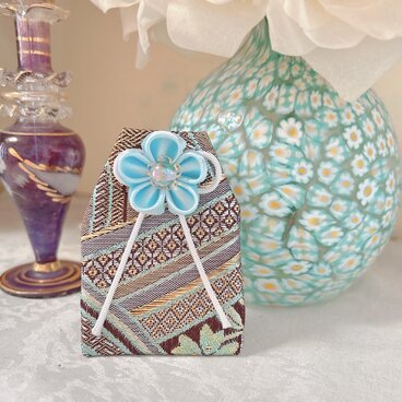 （夢雅）元巫女が作る花のお守り袋（サイズオーダー可）