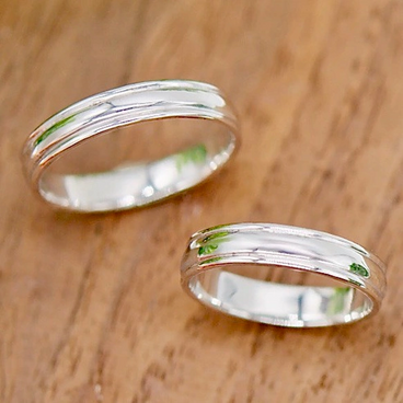 【ペア特別価格】プラチナ 結婚指輪 ~Bandバンド~【ストレートタイプ/送料無料】