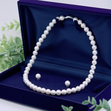 【無敵の使いまわし!】パールネックレス&ピアスorイヤリング•セット【送料無料/冠婚葬祭/入学式/結婚式】