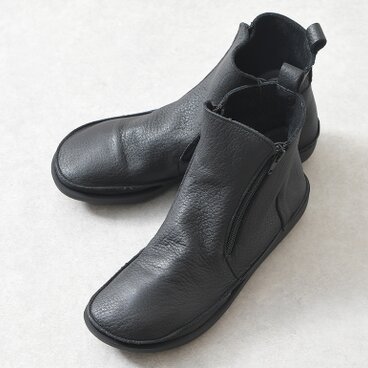 履いたそばからなじむドライビングブーツ　黒